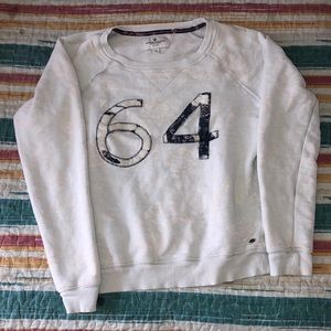 American Eagle White Sweatshirt-M